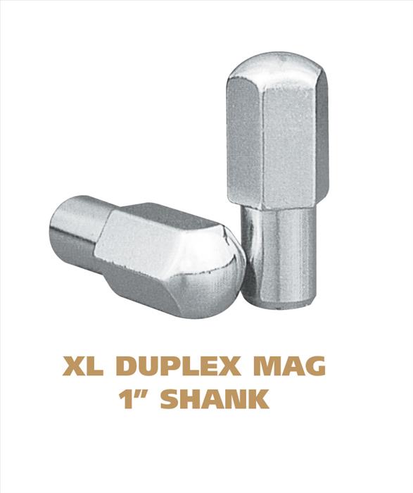 XL Duplex Mag 1 Inch Shank - 7/8 Inch Hex Chrome Plated